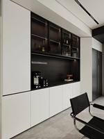 Aparador de Madera Maciza Moderno, Ecológico, Duradero y de Lujo, Personalizado, con Gabinete de Despensa para Comedor