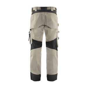 BLAKLADER - 155618602799D116 Pantalones sin bolsillos para uñas Stone/Black - EAN 7330509594247 PANTALONES DE TRABAJO CARGO - Product Image 2