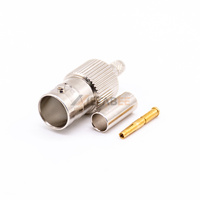 Connecteur BNC à souder pour câbles coaxiaux RG58, RG59, RG6, 6G SDI (mâle/femelle)