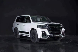 Kit de carrocería para Toyota <span class=keywords><strong>Land</strong></span> <span class=keywords><strong>cruiser</strong></span> 200 2016-2020, mejora al estilo del navegador, incluye parachoques delantero y trasero con rejilla, superventas - Product Image 6