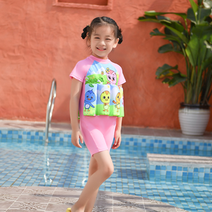 Bambini bambini costume da bagno bambino paffuto costume da bagno per bambina con galleggiante - Product Image 2