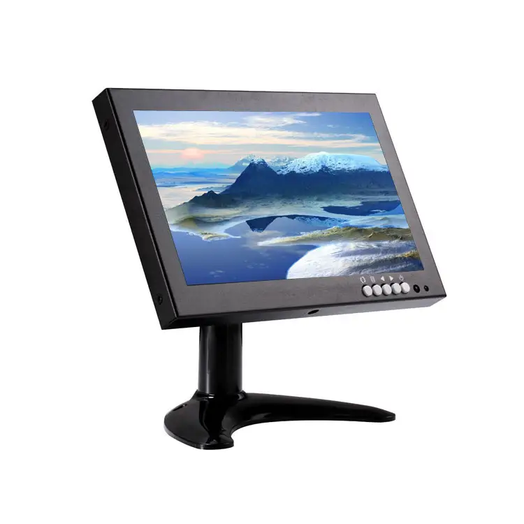 Desktop Wall Mount high definition 1280X720 Computer Monitor CCTV 8 Inch LCD Screen PC Display BNC AV Port