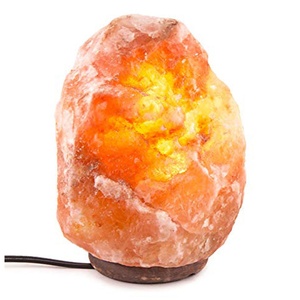 Lámpara de Sal del Himalaya Natural con Base de Madera Pulida de Alta Calidad, Color Rosa - Sian Enterprises SE-3280 - Product Image 2