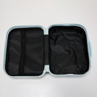 Sac de maquillage personnalisable, écologique, durable, résistant à l'eau, 14 pouces, fermeture à glissière, poignée souple, trousse de maquillage de voyage