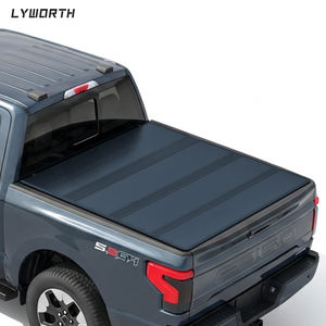 Hard Quad-Fold <strong>Tonneau</strong> <strong>Cover</strong> For 2021-2025 Ford F-150; Lightning 5.5' (67") Bed Truck <strong>Cover</strong> Pick Up Exterior Accessories - Product Image 1