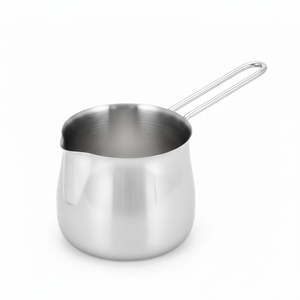 Pichet à café en acier inoxydable Pichet à lait pour mousser le lait Tasse à fleurs Cappuccino Pot à lait Tasse à expresso Latte Art Mousseur à lait - Product Image 1