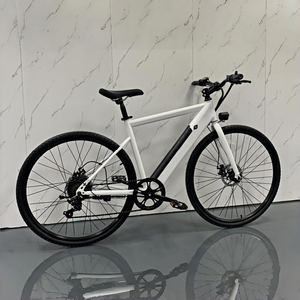 Vélo électrique à 7 vitesses avec cadre en aluminium de 27.5 pouces et batterie au Lithium 48V 8Ah 250W moteur sans balais vélo en acier modèle 2025 - Product Image 1