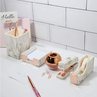 Organiseurs de bureau en acrylique, accessoires d'organisation de bureau 7 en 1 pour la maison