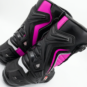 Zapatos de cuero rosas personalizados para mujer, botas de carreras de alta calidad, zapatos de cuero antideslizantes y duraderos, calzado todoterreno para hombre y mujer - Product Image 5