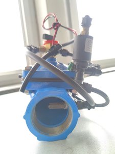 Van điều khiển điện từ sắt dễ uốn 3 ''với cấu trúc màng cuối có ren thẳng cho các ứng dụng nước và tưới - Product Image 6