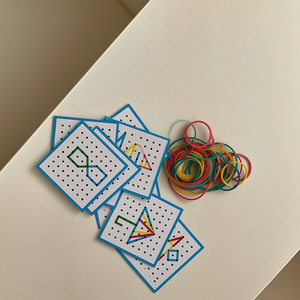 Tablero de Clavijas Creativo Montessori, Juguetes Educativos Gráficos para Niños, Pensamiento Lógico, Clavijas de Madera Educativas para Niños - Product Image 2
