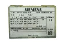 Motor Original Nuevo 1ph71372qf020cj0 2200kw 8000rpm con Encoder Attn Plc