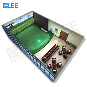 เครื่องจำลองกอล์ฟแบบอินเทอร์แอคทีฟสำหรับศูนย์เกมในร่ม - Product Image 1