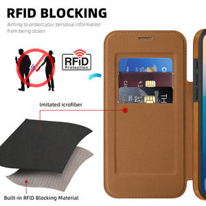 Funda de Cuero con Cierre Magnético y Bloqueo RFID, Protector de Teléfono de Cuerpo Completo para <span class=keywords><strong>Samsung</strong></span> S26 Ultra S25 S24 - Product Image 2