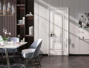 Porte en bois massif de style américain, sur mesure, design moderne, pour hôtel, directement de l'usine - Product Image 5