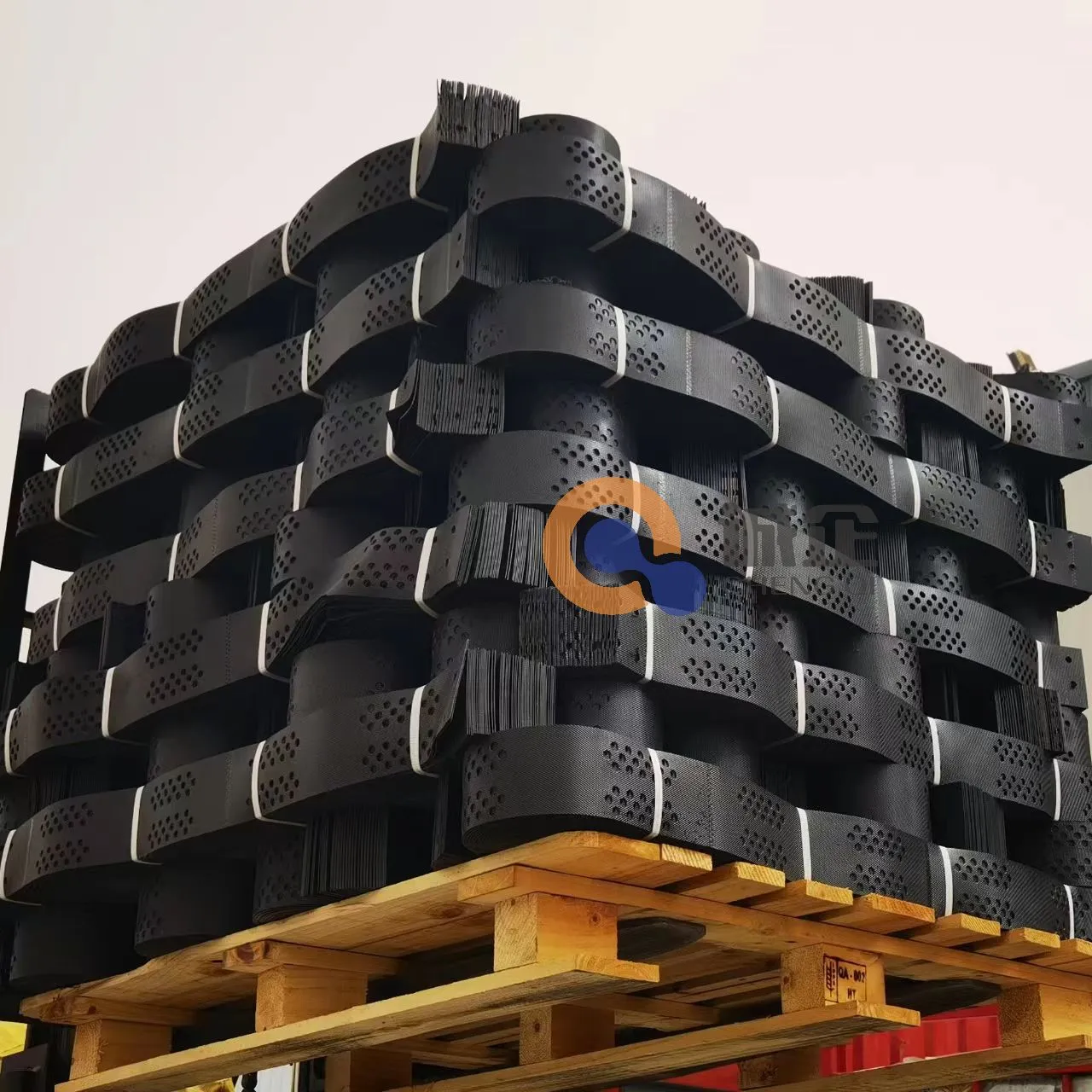 Guangzhou Textured and Perforated HDPE Plastic Geocell manufacturer price gravel grid geo cell for road construction
