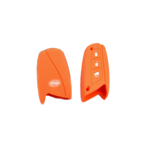 Funda de silicona para llave de coche Hyundai, accesorio de protección para modelo IX45 Azera Santa Fe 2013 - Product Image 3