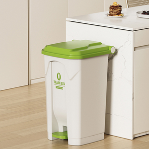 Yyyn 20l/30l चिकित्सा सैनिटरी अपशिष्ट बिन पीपी सामग्री सेंसर पेडल आउटडोर कचरा रसोई के लिए बड़े स्टाइल रीसाइक्लिंग बिन - Product Image 6