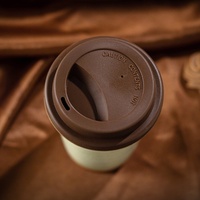 Tasse à café en céramique tournée au four, grande capacité, dégradé de couleurs, portable, pour capsules et boissons gazeuses, au design esthétique.