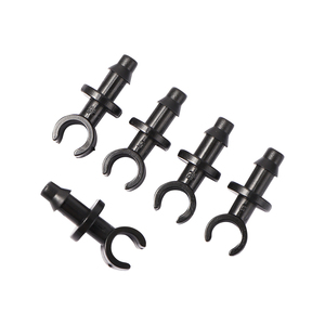 Lot de 100 raccords d'irrigation goutte à goutte 1/4 po, embouts de tuyau de jardin, joint d'étanchéité pour tuyau 4/7, embout d'irrigation, raccord cannelé de jardin - Product Image 3