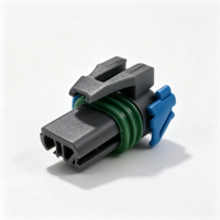 Connecteur de faisceau de câbles automobile étanche APTIV 12129487 PBT GF30 à 2 broches femelles