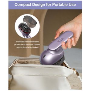 Cepillo de pelo eléctrico para masaje de vibración con aceite esencial, atomización térmica, niebla, nutre el cuero cabelludo profundo, masajeador de cabeza - Product Image 6