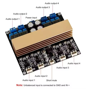 TPA3255 Cao Cấp Loại D Bộ Khuếch Đại Kỹ Thuật Số Ban 4 Kênh 315W/4Ω 185W/8Ω 260W/4Ω 150W/8Ω Cho Gia Đình <span class=keywords><strong>DIY</strong></span> Loa Âm Thanh - Product Image 2