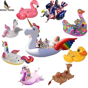 Phao Bơi Chuyên Nghiệp 20 Năm Hình Kỳ Lân Bơm Hơi Hình Chim Hồng Hạc Thiên Nga Hồ Bơi - Product Image 1