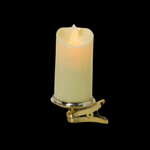 Portavelas con Clip para Árbol de Navidad, Portavelas LED de Plástico con Clips Extraíbles - Product Image 1