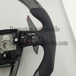 Volant de voiture en cuir perforé en gros, offre spéciale pour <span class=keywords><strong>Audi</strong></span> A3 A4 A5 A6L A8 Q3 Q5 Q7 Q8 <span class=keywords><strong>TT</strong></span> B9 - Product Image 4