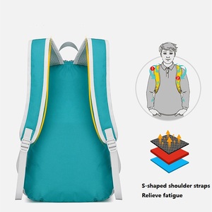 Sac à dos d'extérieur imperméable tendance transfrontalier, nouveau design pliable pour la randonnée, les voyages, l'équitation, le rangement - Fermeture éclair - Product Image 2