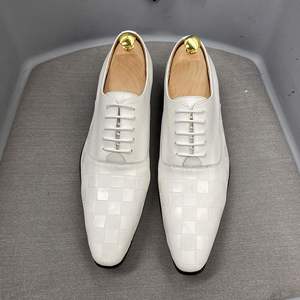 Chaussures Oxford pour hommes d'affaires européens, à enfiler, à bout pointu, avec embout en acier, en cuir véritable, antidérapantes, respirantes et légères - Product Image 6