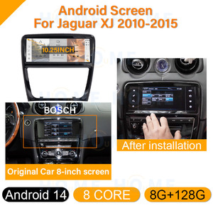 Nuovo Android 14 MTK 8 Core 8 + 128G 10.25 pollici Touch screen per giaguaro <span class=keywords><strong>XJ</strong></span> 2010 2019 GPS navigazione multimediale lettore Radio Carplay - Product Image 2