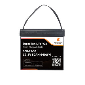 Batterie lithium-ion LiFePO4 12,8 V 50 Ah SUPCELION <span class=keywords><strong>SCB</strong></span> 12,8 V 50 Ah à cycle profond pour système de stockage d'énergie domestique avec Bluetooth 4.0 - Product Image 4