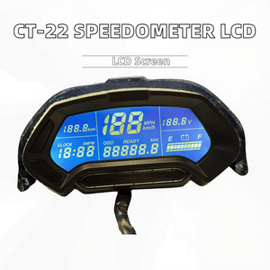 Compteur de vitesse numérique universel programmable Siaecosys CT-22 avec écran LCD, 48V 72V 120V, nouveau matériau plastique, moto électrique - Product Image 2