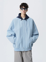 Blouson Bomber Homme 2-en-1 Détachable à Col Montant et Capuche, Style Baseball, Cargo, Vêtement de Travail Décontracté, Hiver