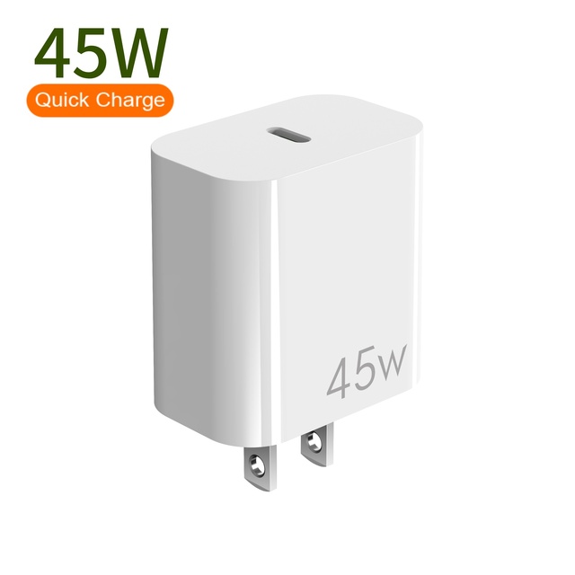 High Quality Custom Dual USB-C PD 45W GaN Charger Fast Speed Australia Plug Charger Mobile Phone for I Phone 16 15 14 Power