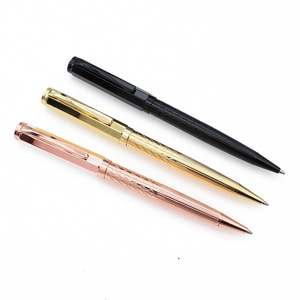 Stylos à bille de luxe 1,0 mm en métal cuivré finition noire, personnalisables avec logo pour l'automobile et les entreprises – Vente directe usine - Product Image 3