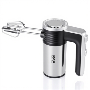 RAF 300W Hand Mixer Mezclador De Mano With 5 Speed Control Stainless Steel Beaters and Dough Hooks for Smooth <b>Mixing</b> Super Hand - Product Image 5