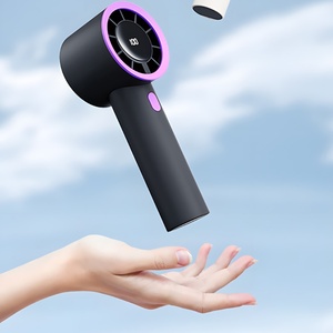 Nhà Máy Khuyến Mãi Giá LED Hiển Thị Mạnh Mẽ Vô Bước Gió Xách Tay Mini Fan Làm Mát Cầm Tay Nhỏ Có Thể Sạc Lại Tiện Dụng Fan - Product Image 2