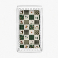 Drap-housse extensible en fibre de bambou respirant et doux pour bébé, protège-matelas antidérapant, literie de crèche, vente en gros