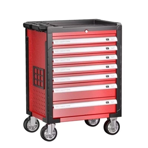 Armoire à outils robuste CE à 7 tiroirs, 420 pièces, boîte à outils durable, coffre de rangement à roulettes pour <span class=keywords><strong>garage</strong></span>, kits d'outils de mécanicien - Product Image 1