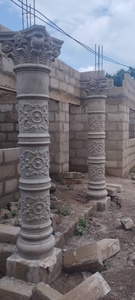 Colonne de matériaux de construction en plastique ABS pour l'extérieur Moules Pilier romain en béton avec rayures pour colonnes de ciment Barres d'armature à forte résistance - Product Image 6