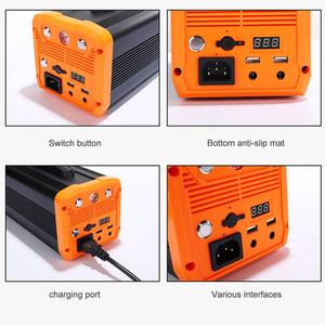 แบตเตอรี่ลิเธียมโพลิเมอร์ขายดี 100-240V AC 19V พลังงานแสงอาทิตย์และลม DC Input 300Wh 60Ah กันน้ำ พกพาสะดวก กำลังไฟ 300W Output - Product Image 5