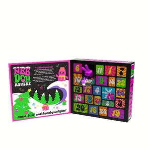 Calendario de Adviento Antiestrés NeeDoh de 24 Compartimentos con Accesorios Aleatorios, Juguete Sensorial de Venta Caliente Transfronteriza - Product Image 6