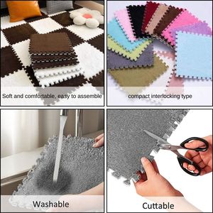 Nhà Máy bán hàng trực tiếp 30x30x1.5cm Câu Đố thảm sàn bọt Mat không độc hại sang trọng trẻ em lồng vào nhau thảm sàn - Product Image 5