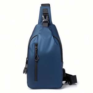 Men's Lightweight Korean Style Crossbody <b>Backpack</b> <b>Simple</b> Fashionable Student Travel Bag with Printable Logo Promotional Features - Product Image 2