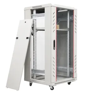 Giá rẻ thép không gỉ máy chủ Rack 27U máy chủ Rack với lỗ thông hơi Cửa lưới/Cửa kính