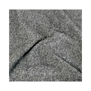 Tessuto in lana con tessuto monouso grigio scuro in saia per donne uomini e ragazze giacche stile invernale <span class=keywords><strong>cappotto</strong></span> indumento - Product Image 5