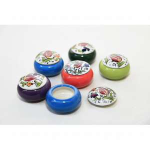 <b>Ceramic</b> Jewelry Organizer 6cm Box for Elegance and Style - Product Image 2